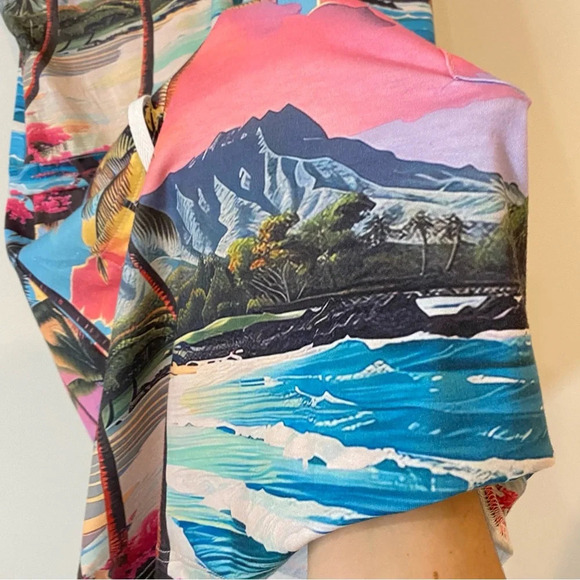 Beach Pullover Summer Dress with Drawstring Tie Up and Adjustable Straps Size M - Picture 14 of 17